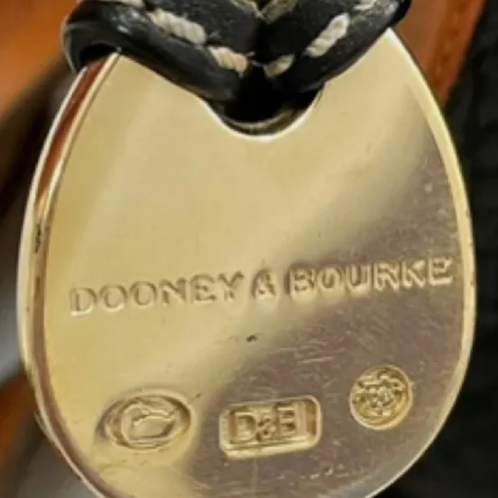 DOONEY & BOURKE All Weather Leather Equestrian Vintage Satchel Crossbody Bag - Picture 14 of 16